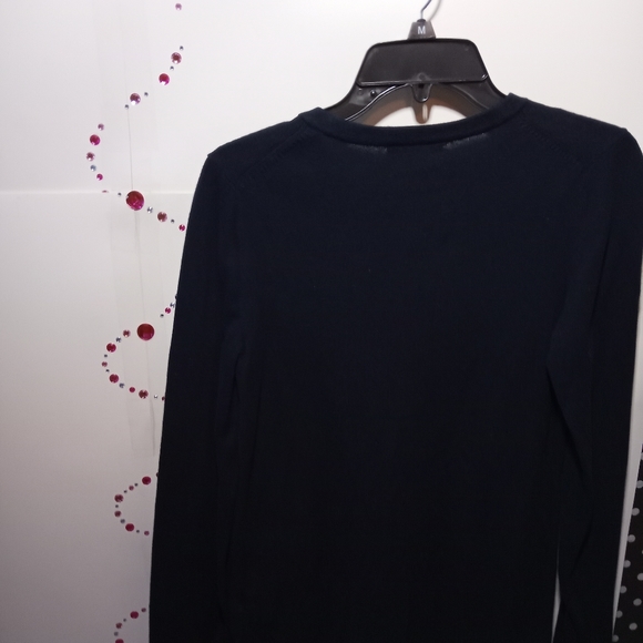 TOMMY HILFIGER 90's button-down cardigan with tuxedo front ruffle - Picture 6 of 10